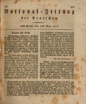 National-Zeitung der Deutschen Donnerstag 30. Mai 1811