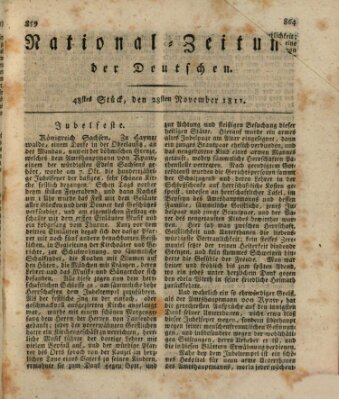 National-Zeitung der Deutschen Donnerstag 28. November 1811