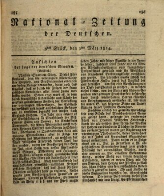 National-Zeitung der Deutschen Donnerstag 3. März 1814