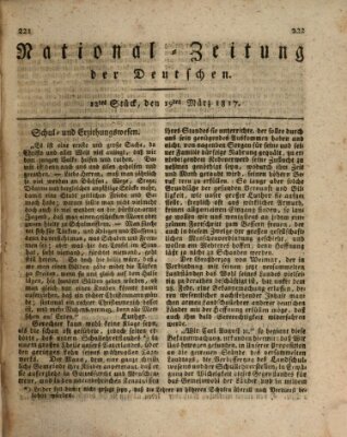National-Zeitung der Deutschen Mittwoch 19. März 1817