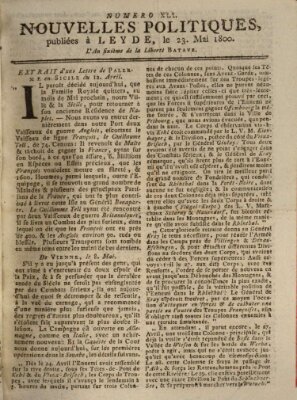 Nouvelles politiques (Nouvelles extraordinaires de divers endroits) Freitag 23. Mai 1800