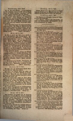 Zeitung des Großherzogthums Frankfurt (Frankfurter Ober-Post-Amts-Zeitung) Dienstag 27. April 1813