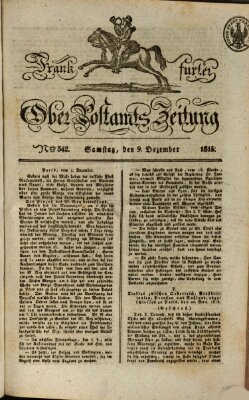 Frankfurter Ober-Post-Amts-Zeitung Samstag 9. Dezember 1815