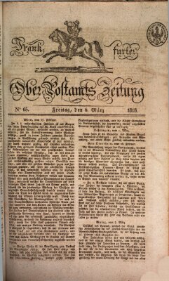 Frankfurter Ober-Post-Amts-Zeitung Freitag 6. März 1818