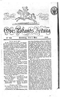 Frankfurter Ober-Post-Amts-Zeitung Sonntag 2. Mai 1819