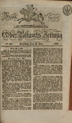 Frankfurter Ober-Post-Amts-Zeitung Dienstag 23. Mai 1820