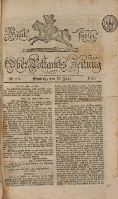 Frankfurter Ober-Post-Amts-Zeitung Montag 19. Juni 1820