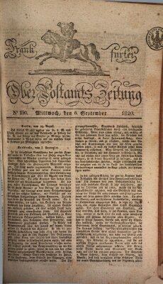 Frankfurter Ober-Post-Amts-Zeitung Mittwoch 6. September 1820