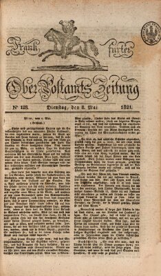 Frankfurter Ober-Post-Amts-Zeitung Dienstag 8. Mai 1821
