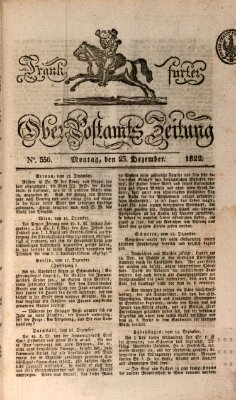 Frankfurter Ober-Post-Amts-Zeitung Montag 23. Dezember 1822