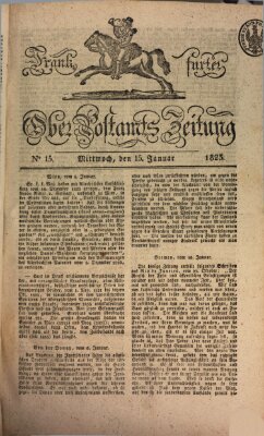 Frankfurter Ober-Post-Amts-Zeitung Mittwoch 15. Januar 1823
