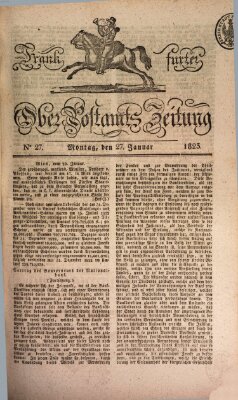 Frankfurter Ober-Post-Amts-Zeitung Montag 27. Januar 1823