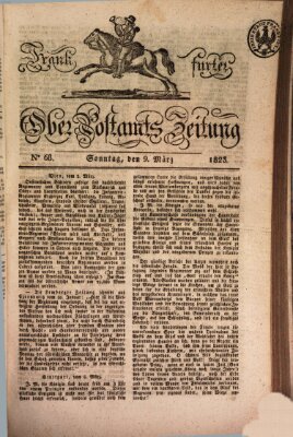 Frankfurter Ober-Post-Amts-Zeitung Sonntag 9. März 1823