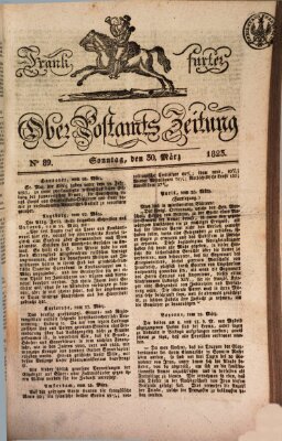Frankfurter Ober-Post-Amts-Zeitung Sonntag 30. März 1823