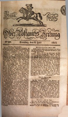 Frankfurter Ober-Post-Amts-Zeitung Dienstag 8. Juli 1823