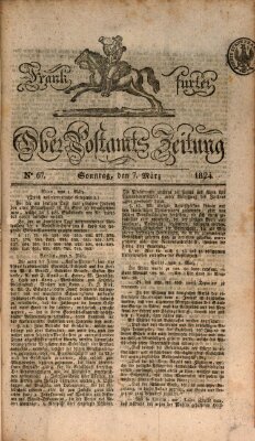 Frankfurter Ober-Post-Amts-Zeitung Sonntag 7. März 1824