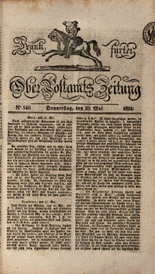 Frankfurter Ober-Post-Amts-Zeitung Donnerstag 20. Mai 1824