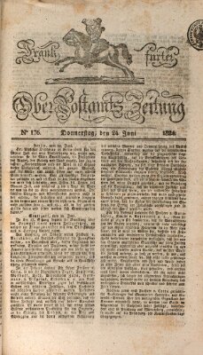 Frankfurter Ober-Post-Amts-Zeitung Donnerstag 24. Juni 1824