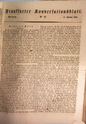 Frankfurter Ober-Post-Amts-Zeitung Mittwoch 29. Januar 1834