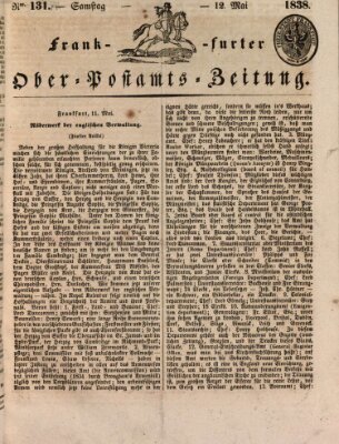 Frankfurter Ober-Post-Amts-Zeitung Samstag 12. Mai 1838