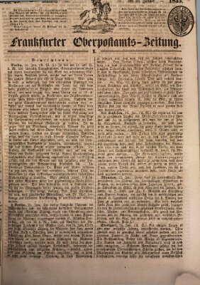 Frankfurter Ober-Post-Amts-Zeitung Mittwoch 29. Januar 1845