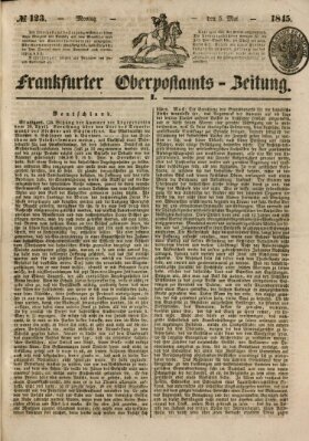 Frankfurter Ober-Post-Amts-Zeitung Montag 5. Mai 1845