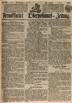 Frankfurter Ober-Post-Amts-Zeitung Sonntag 9. April 1848