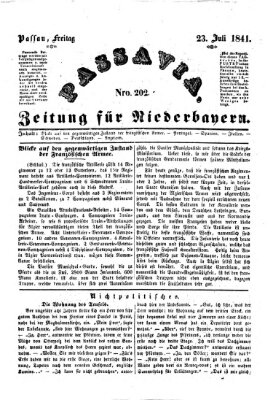 Passavia (Donau-Zeitung) Freitag 23. Juli 1841