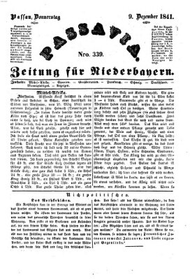 Passavia (Donau-Zeitung) Donnerstag 9. Dezember 1841