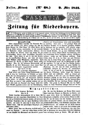 Passavia (Donau-Zeitung) Mittwoch 9. März 1842