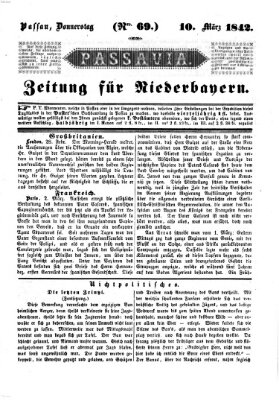 Passavia (Donau-Zeitung) Donnerstag 10. März 1842