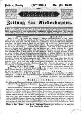 Passavia (Donau-Zeitung) Sonntag 15. Mai 1842