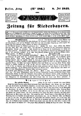 Passavia (Donau-Zeitung) Freitag 8. Juli 1842