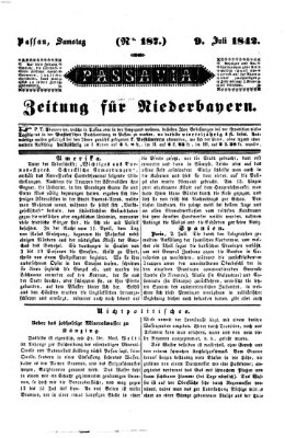 Passavia (Donau-Zeitung) Samstag 9. Juli 1842