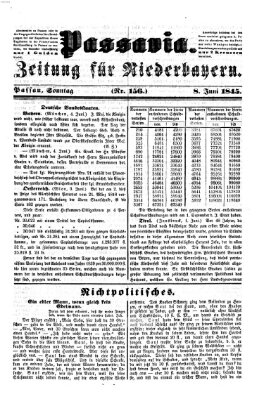 Passavia (Donau-Zeitung) Sonntag 8. Juni 1845