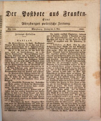 Der Postbote aus Franken Freitag 4. Mai 1832