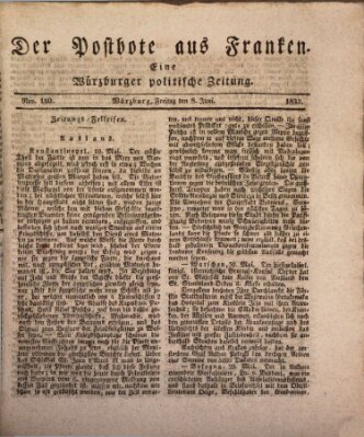 Der Postbote aus Franken Freitag 8. Juni 1832