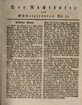 Der aufrichtige und wohlerfahrene Schweizer-Bote (Der Schweizer-Bote) Freitag 27. März 1807