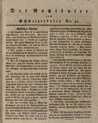 Der aufrichtige und wohlerfahrene Schweizer-Bote (Der Schweizer-Bote) Freitag 6. November 1807