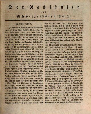 Der aufrichtige und wohlerfahrene Schweizer-Bote (Der Schweizer-Bote) Freitag 15. Januar 1808