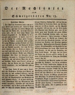 Der aufrichtige und wohlerfahrene Schweizer-Bote (Der Schweizer-Bote) Freitag 25. März 1808