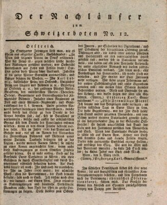 Der aufrichtige und wohlerfahrene Schweizer-Bote (Der Schweizer-Bote) Freitag 24. März 1809