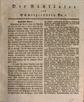 Der aufrichtige und wohlerfahrene Schweizer-Bote (Der Schweizer-Bote) Freitag 12. Januar 1810