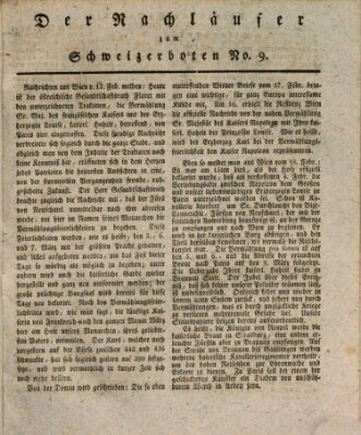 Der aufrichtige und wohlerfahrene Schweizer-Bote (Der Schweizer-Bote) Donnerstag 1. März 1810