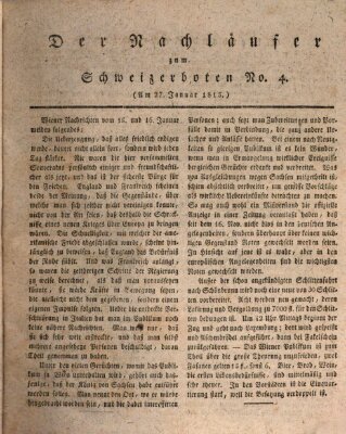 Der aufrichtige und wohlerfahrene Schweizer-Bote (Der Schweizer-Bote) Freitag 27. Januar 1815