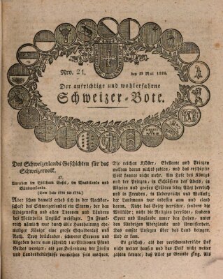 Der aufrichtige und wohlerfahrene Schweizer-Bote (Der Schweizer-Bote) Donnerstag 23. Mai 1822