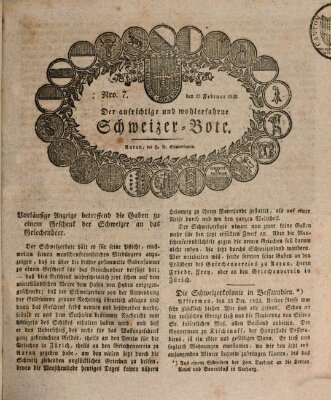 Der aufrichtige und wohlerfahrene Schweizer-Bote (Der Schweizer-Bote) Donnerstag 13. Februar 1823