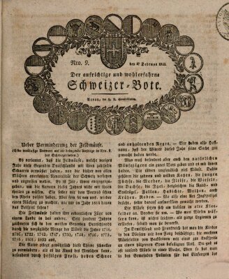 Der aufrichtige und wohlerfahrene Schweizer-Bote (Der Schweizer-Bote) Donnerstag 27. Februar 1823