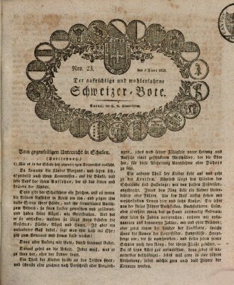 Der aufrichtige und wohlerfahrene Schweizer-Bote (Der Schweizer-Bote) Donnerstag 5. Juni 1823