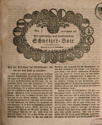 Der aufrichtige und wohlerfahrene Schweizer-Bote (Der Schweizer-Bote) Donnerstag 12. Februar 1824